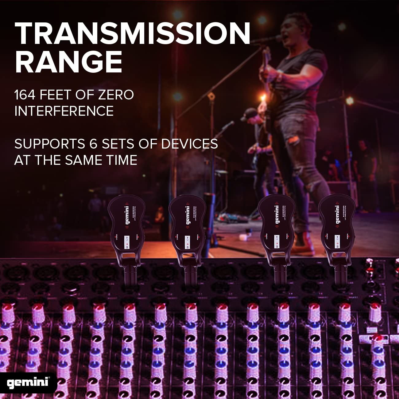 Wireless Guitar Amplifier System Bluetooth Transmitter Receiver for Electric .