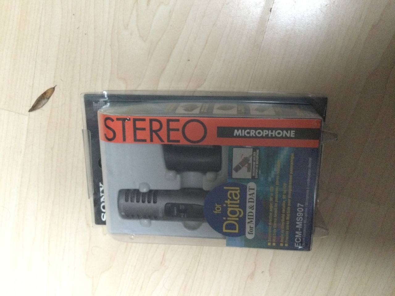 Sony ECM-MS907 Powered Stereo Microphone for Podcast, Music & Video Production