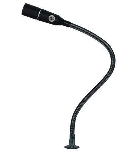 Bogen MGN19A 19″ Flexible Gooseneck Rugged Microphone Push Button Omni Dynamic