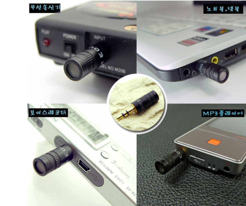 ETM-001 EDUTIGE Dual Microphone voice recording & chatting – GoPro,DSLR,Recorder