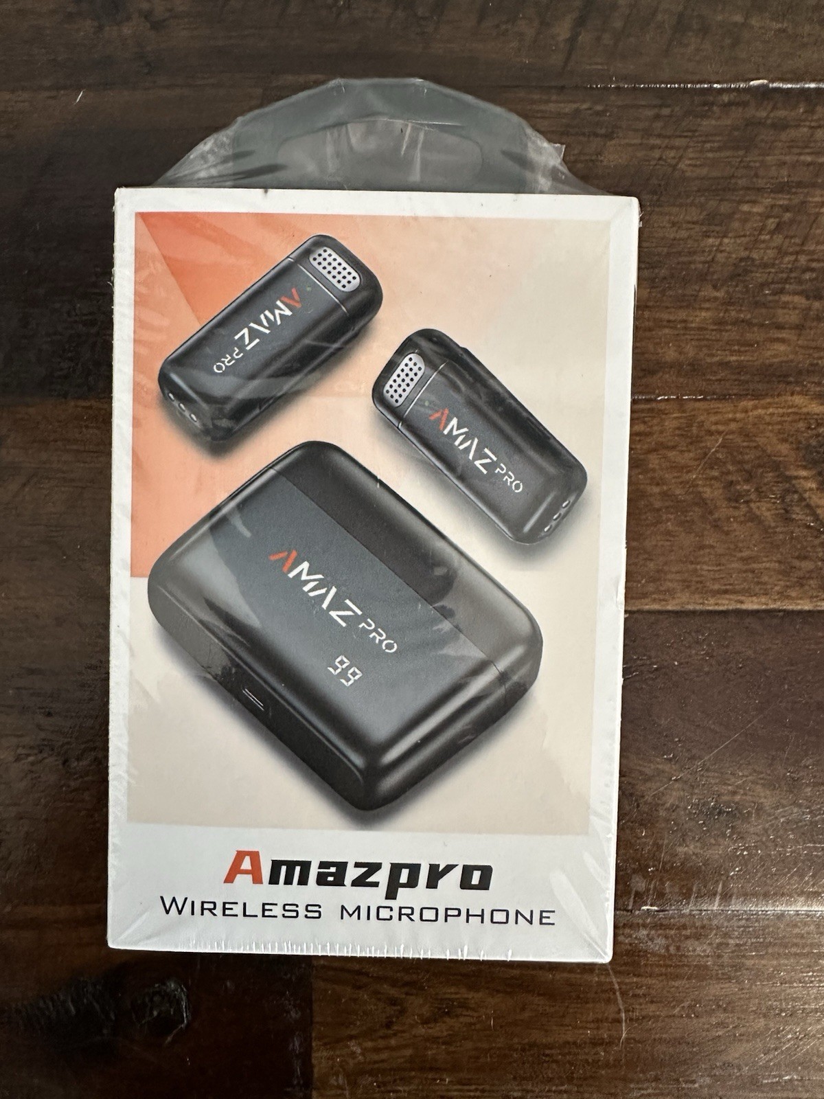 Amazpro Wireless Lavalier Microphone for iPhone 15,Android Phone,Laptop