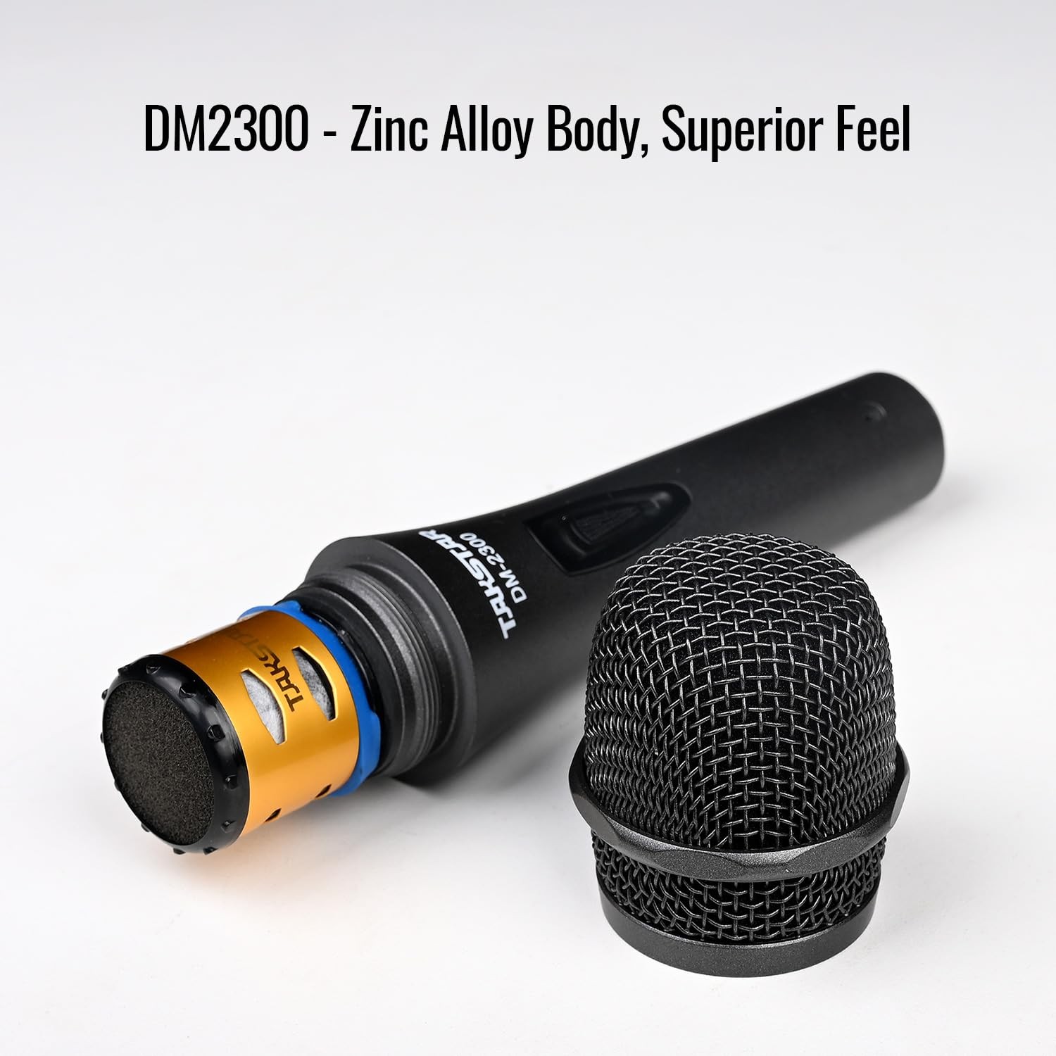 Handheld Cardioid Dynamic Microphone On/Off Switch 19.6 Ft Cable 1/4 To XLR
