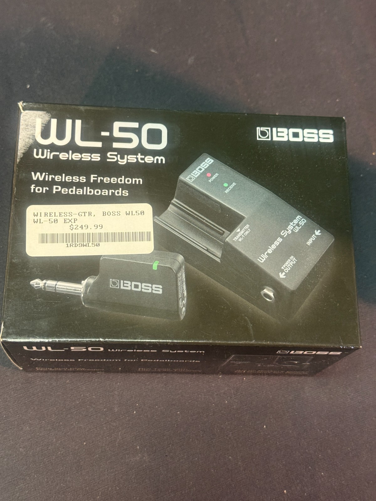 Boss WL50 Wireless System for Pedalboards – BRAND NEW