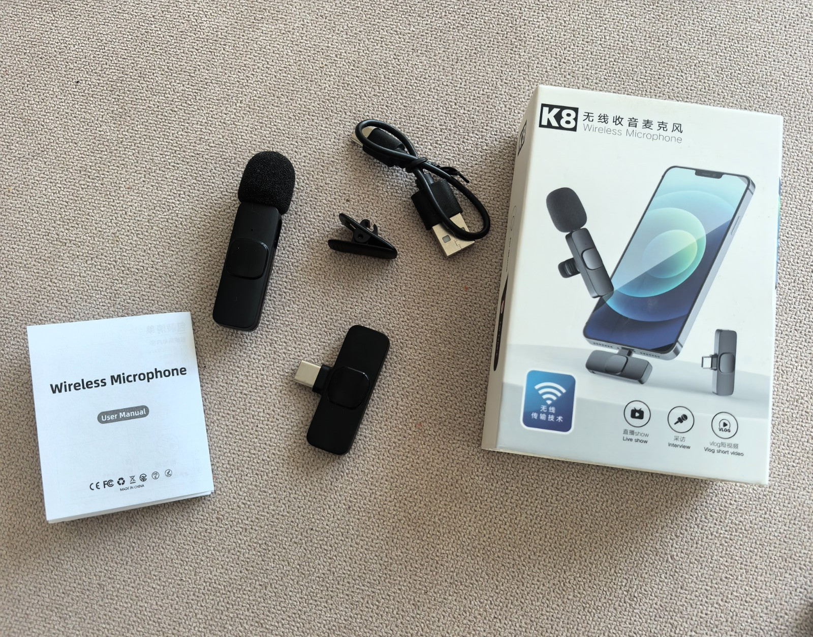 K8 Wireless Microphone