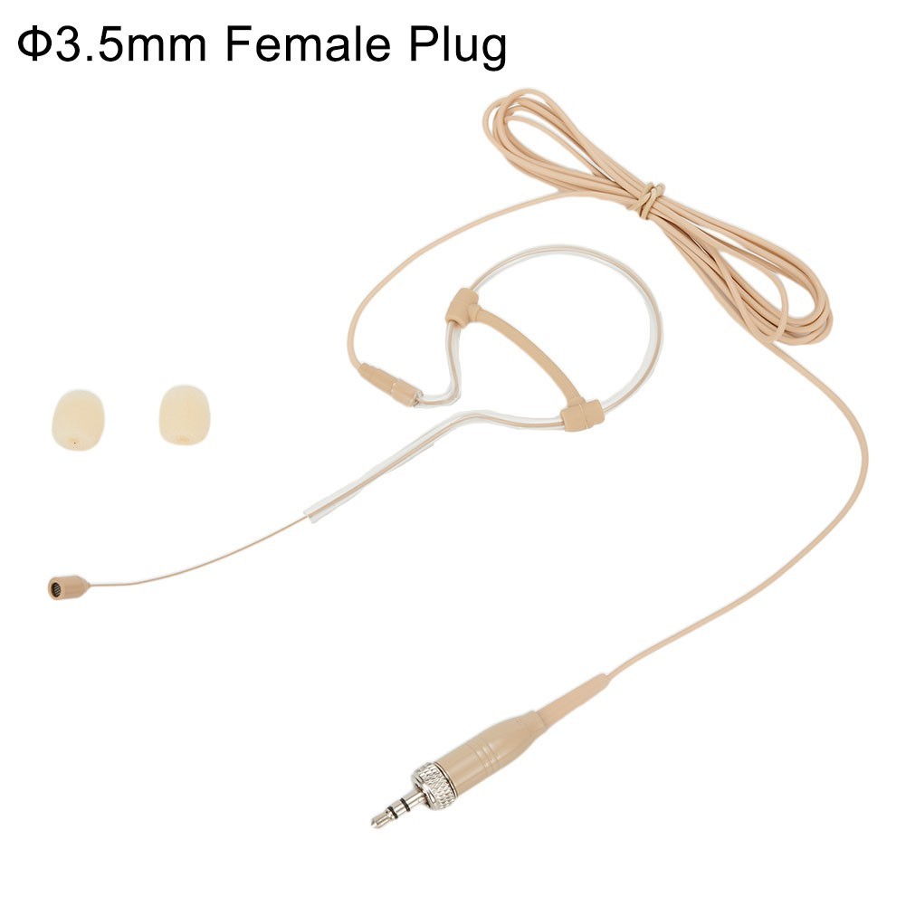 Top Sensitivity Headset Microphone Single-ear XLR 3 Pin 3.5mm Accessory