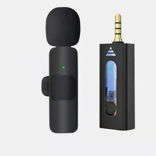K35 Wireless Lavalier Microphone Noise Reduction Lapel Mic For Camera Recording