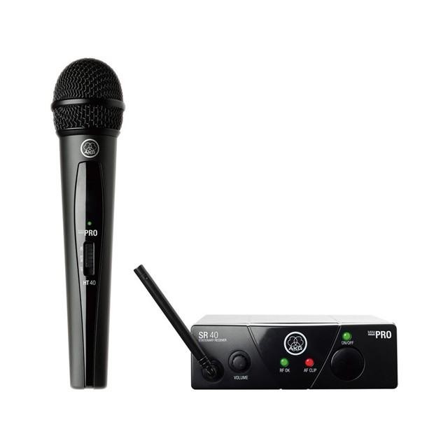 AKG WMS40 PRO MINI Vocal Wireless Microphone System Set Receiver Transmitter
