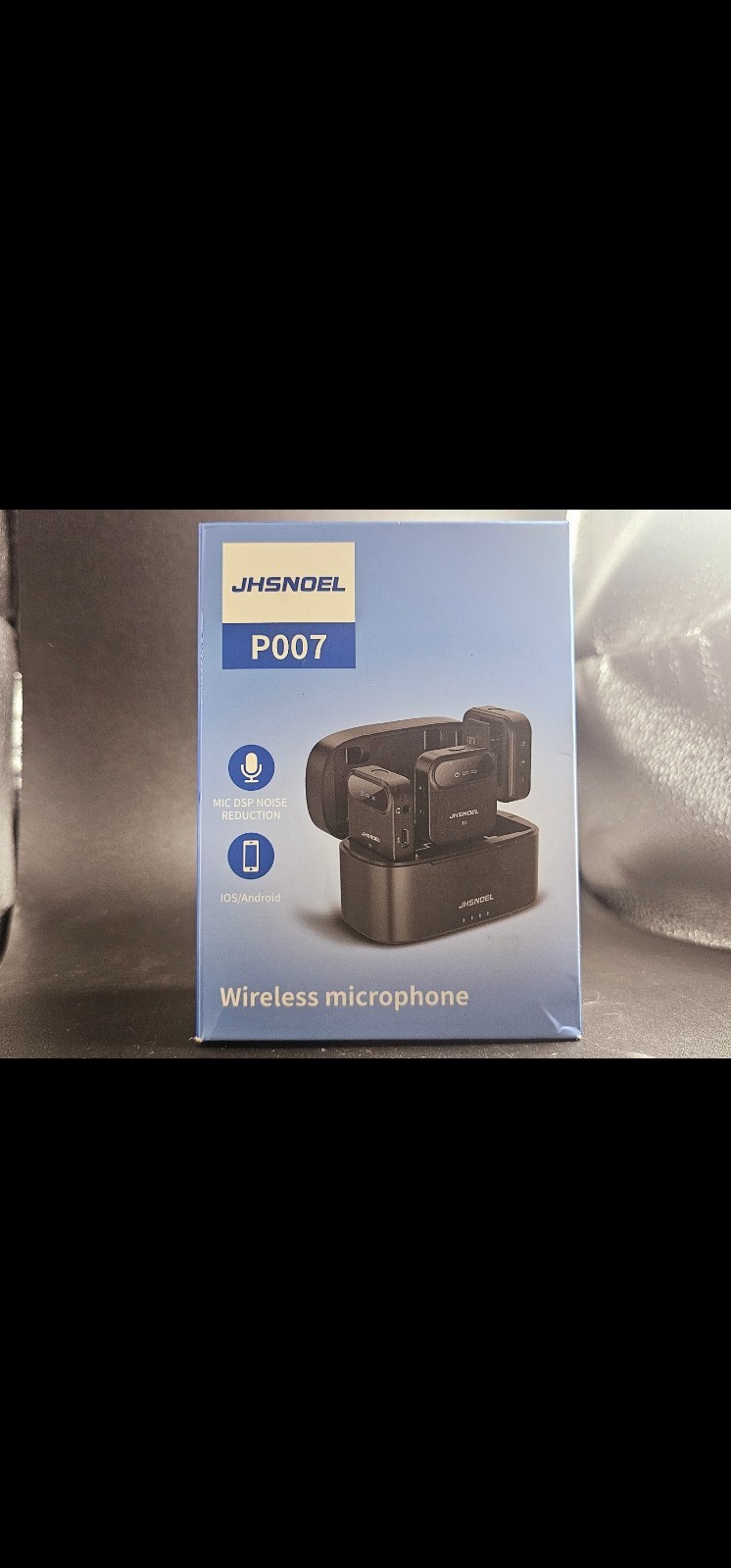 Wireless Microphones (2 TX + 1 RX + Charging Case) of Clear Sound – 20Hr USE