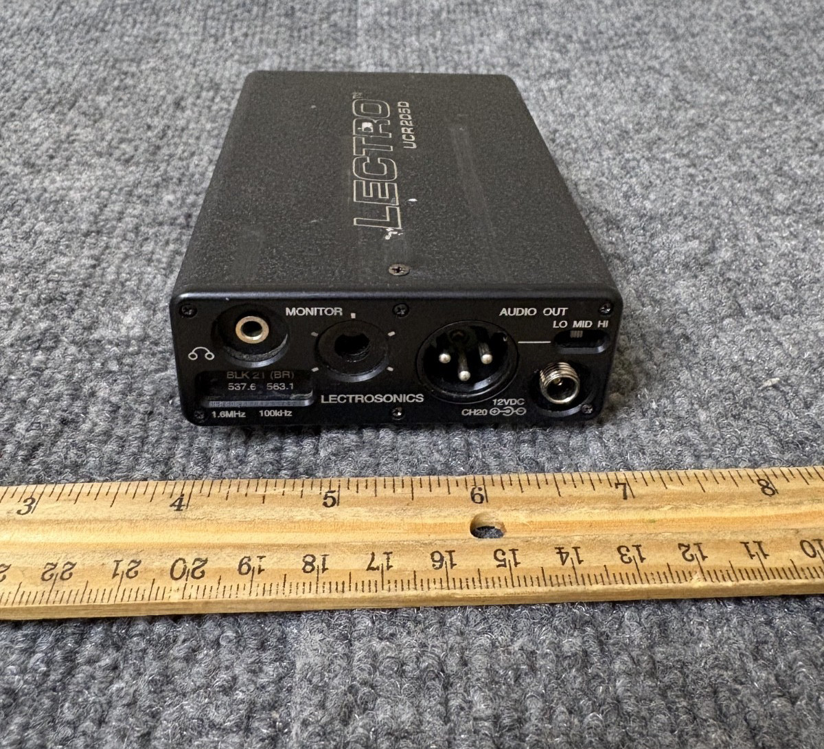 Lectrosonics UCR205D Microphone Receiver UHF Block: 21 (BR) (Unit Only)