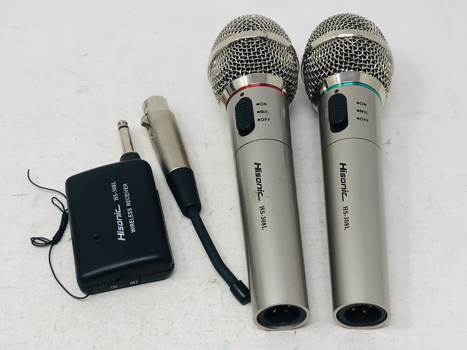 Hisonic HS308L Portable Wireless and Wired 2 in 1 Microphone – One Receiver