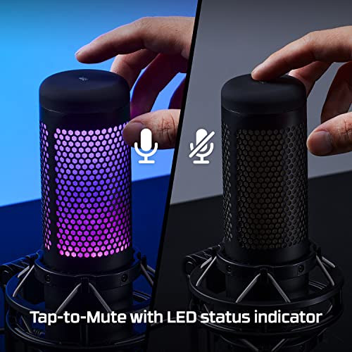 HyperX QuadCast S Standalone Microphone RGB Lighting White For