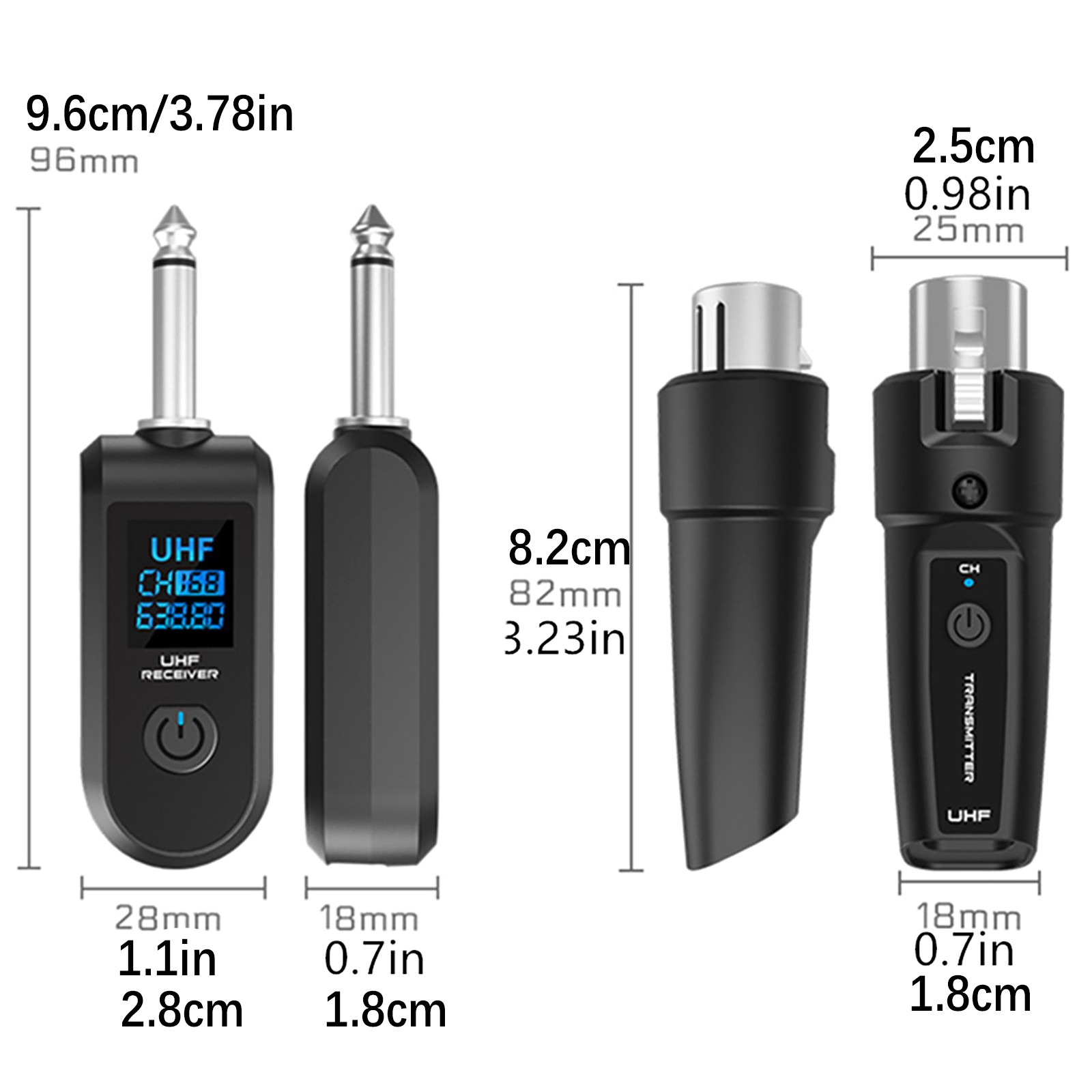 1set High Quality Transmitter&Receiver Audio Equipment For Mic/Mixing Console