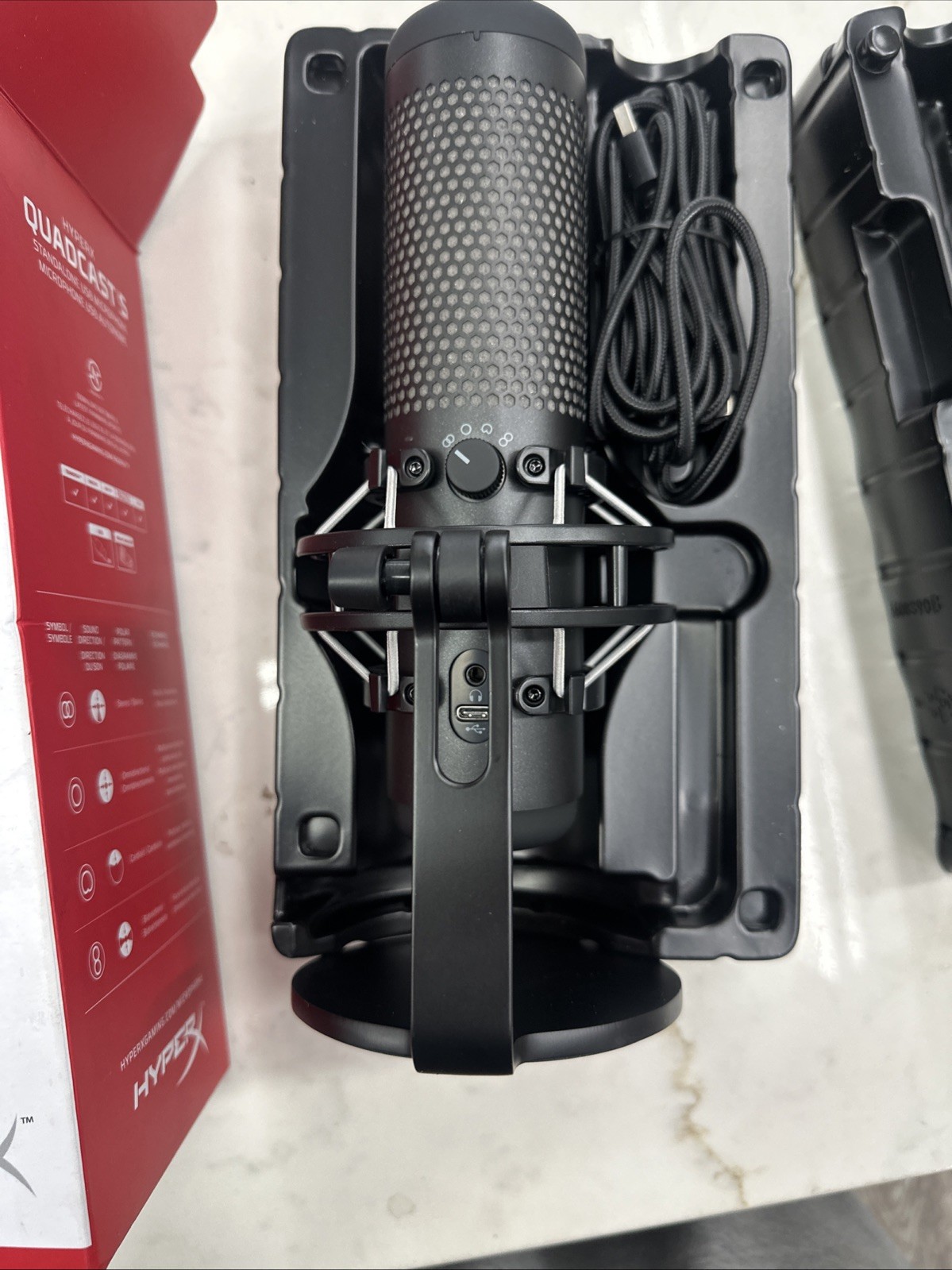 HyperX QuadCast S Condenser Wired Recording Microphone