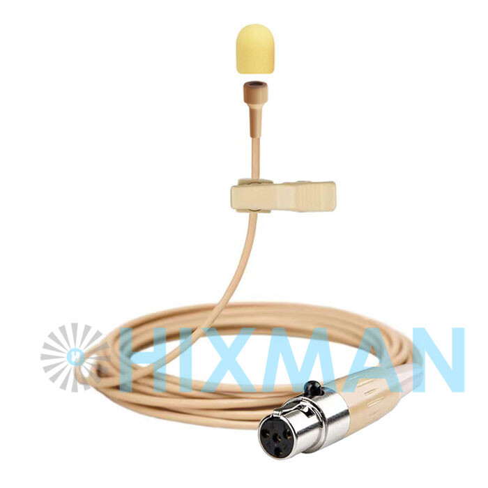 HIXMAN LB6-EV Lavalier Laple Lav Mic For Electro Voice EV RE1 RE2 Telex Wireless