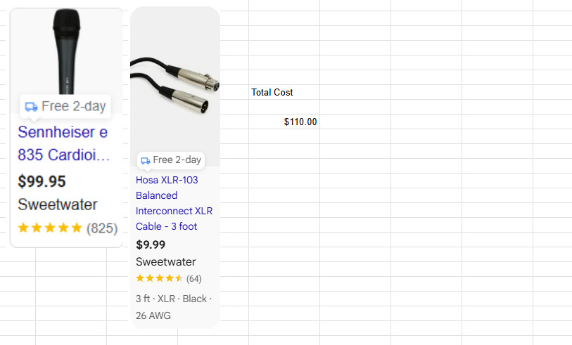 Sennheiser E835 Dynamic Wired XLR Professional Microphone
