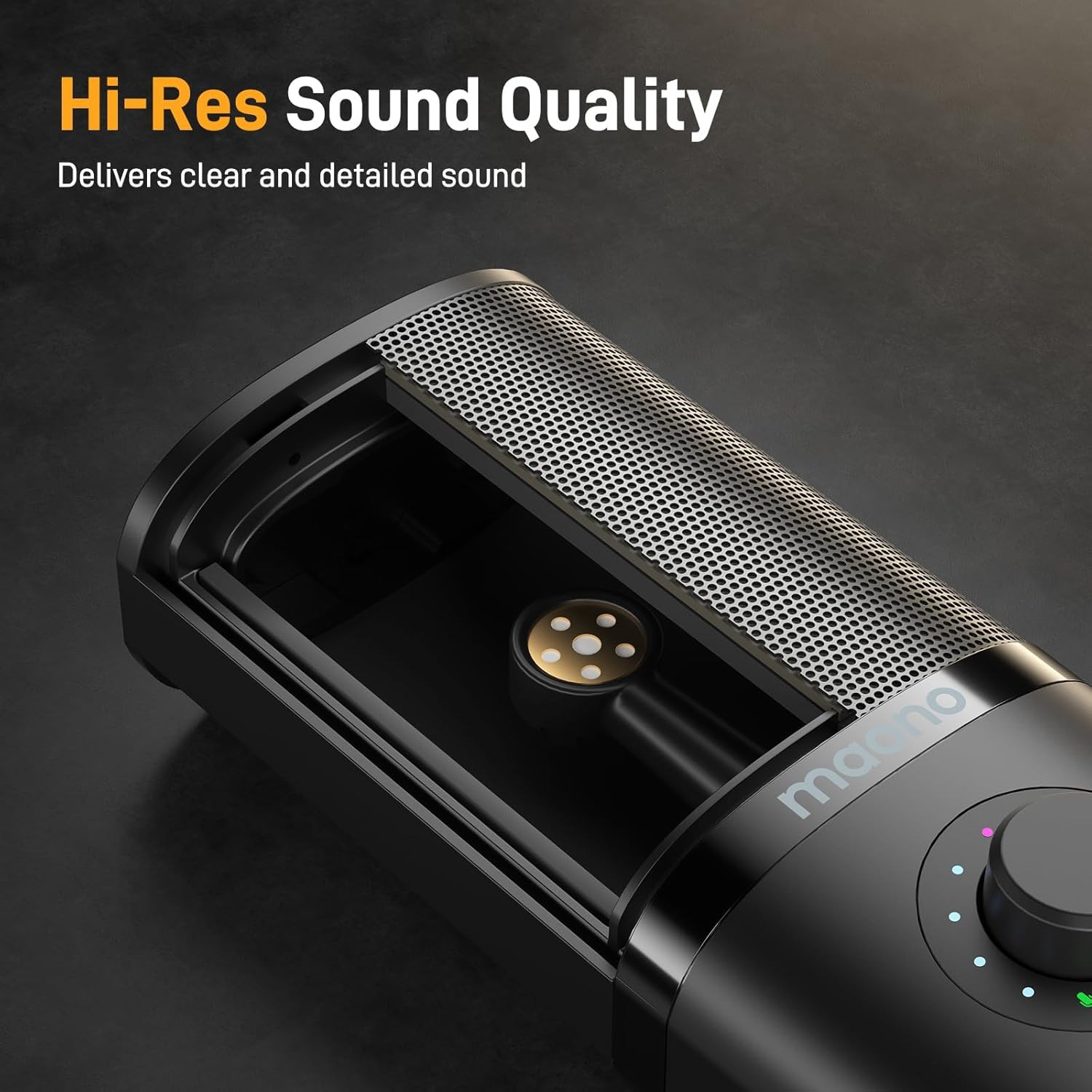 USB Condenser Microphone-Studio Mic with Shock Mount, Boom Arm, Software, Mute,