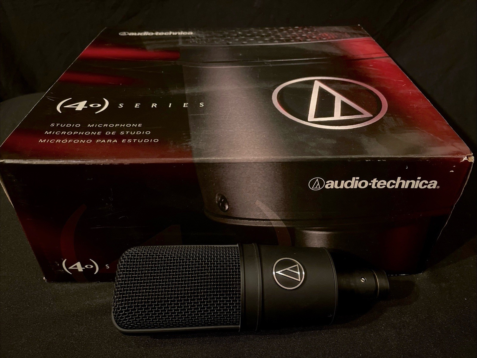 Audio-Technica AT4033/CL Condenser Studio Microphone w/ Box & Papers