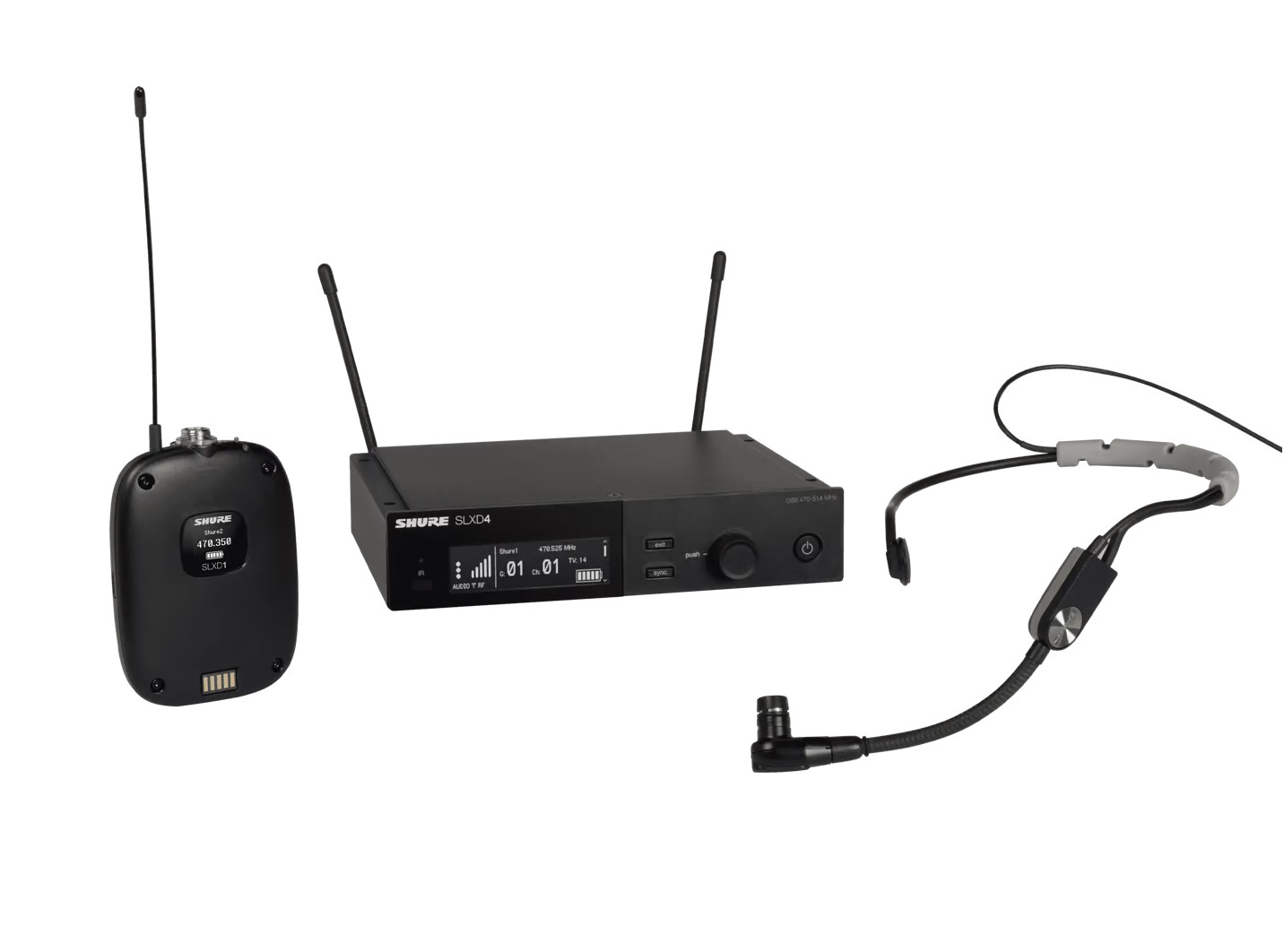 Shure SLXD14/SM35 Headset Wireless Microphone System
