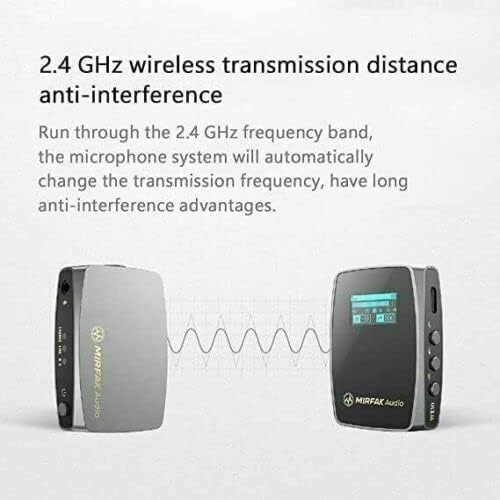 MIRFAK DUAL Channel Compact Wireless Mic system WE10 PRO