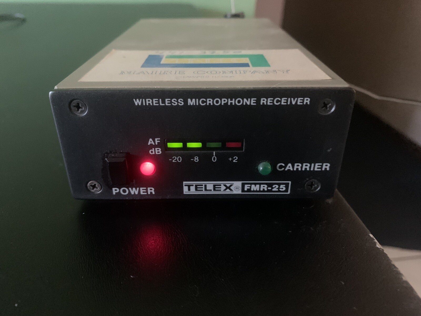 Telex Communications Fmr-25 Wireless Microphone Receiver With Antenna