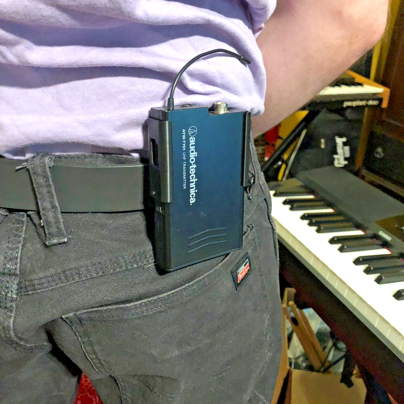 Improved Belt Clip For use with Audio-Technica ATW-T701 and Kingdom*com SYS91T