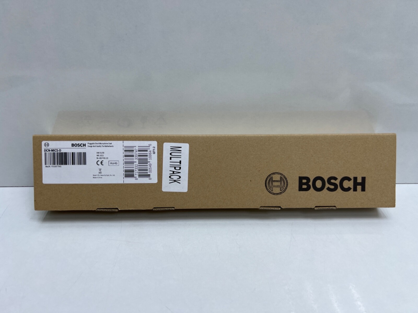 Bosch DCN-MICS-D Pluggable Short Microphone Dark