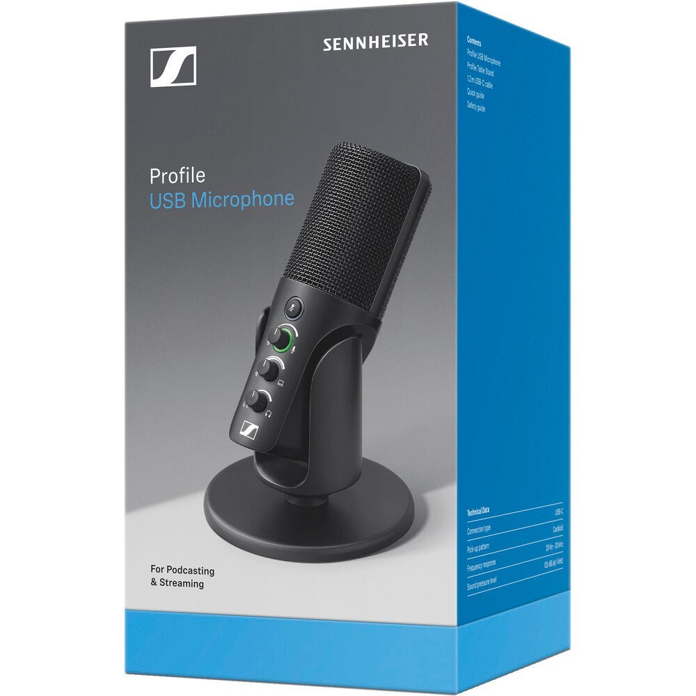 Sennheiser Profile USB-C Condenser Microphone with Desktop Stand