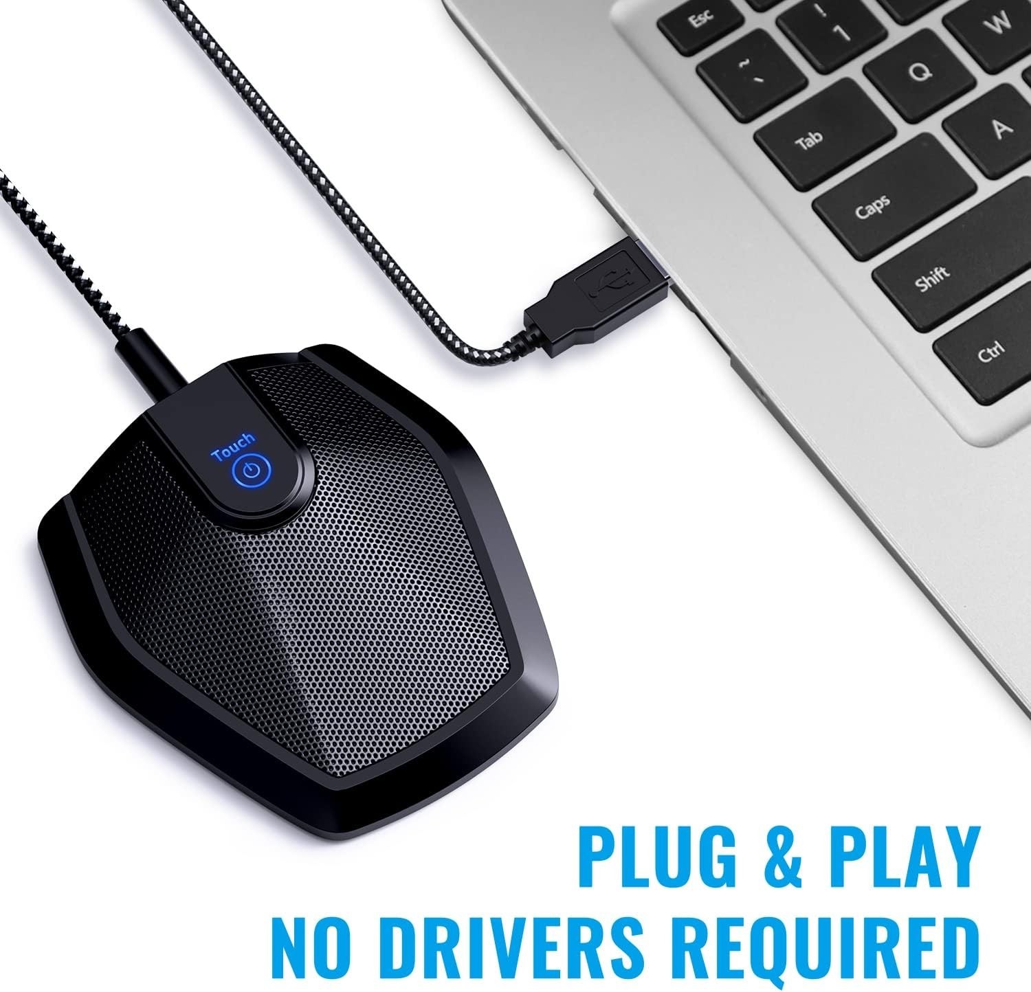 Durable Mini USB Microphone with Voice Activation – Perfect for Court Reports