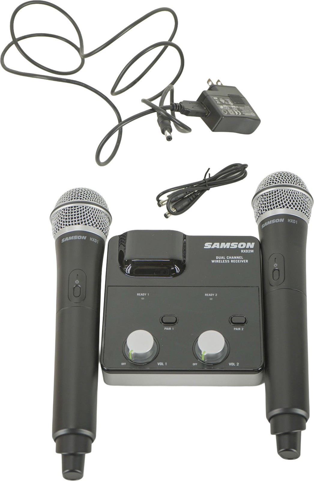 Samson XPD2m Dual-channel Wireless Handheld Microphone System 2.4GHz NO OUTPUT