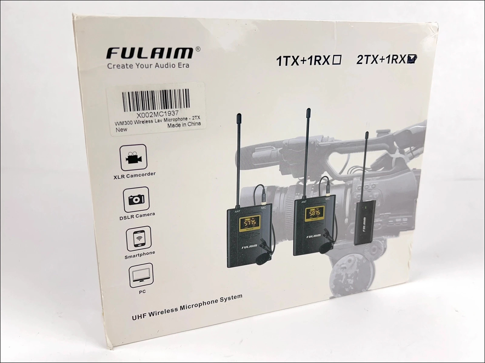 FULAIM WM300 2-Person UHF Wireless Headset Microphone System