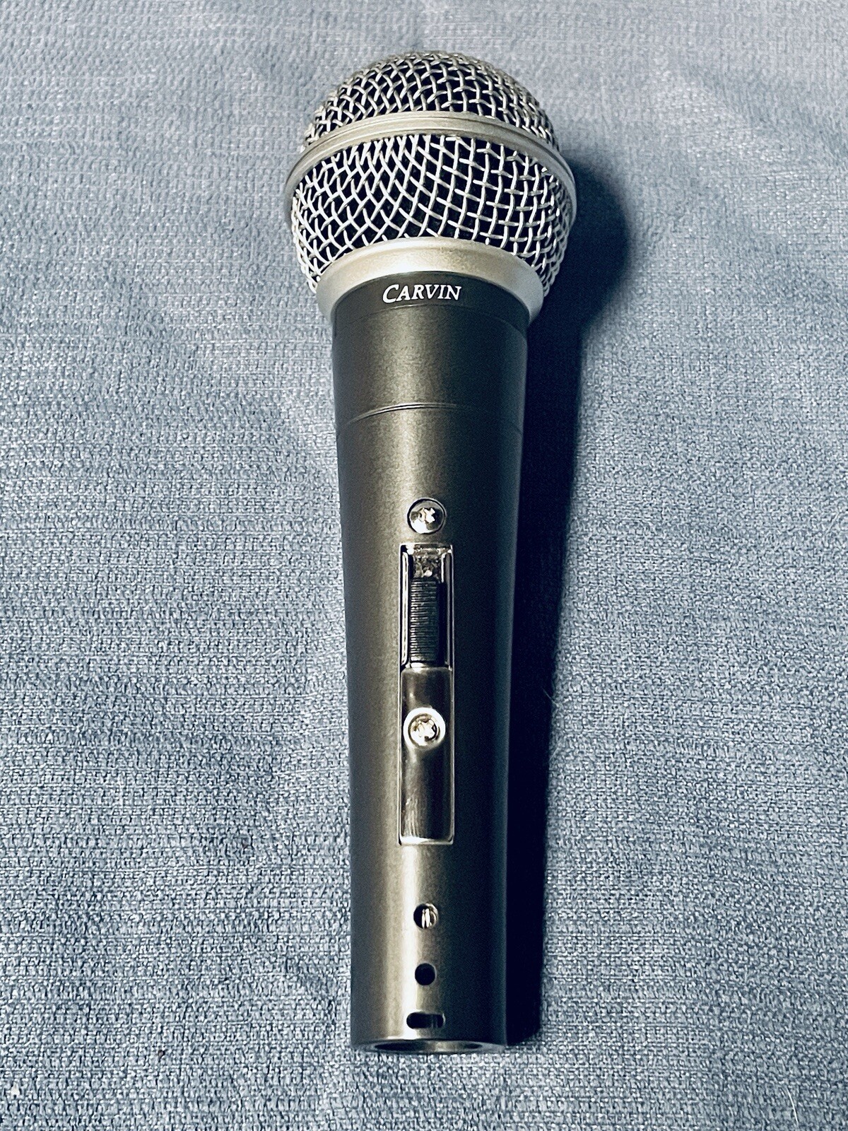 CARVIN M50 Dynamic Microphone, Cardioid Chrome Polar Pattern w/ Leather Pouch!