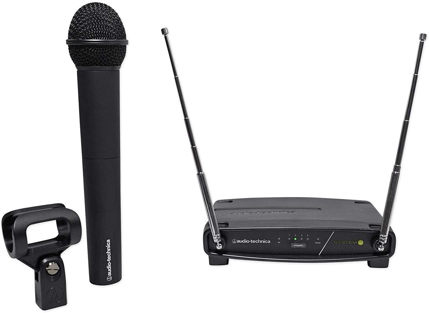 Audio-Technica System 9 Wireless System Frequency-Agile Handheld Transmitter…