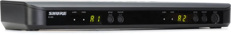 Shure BLX88 Dual Channel Wireless Receiver – H9 Band