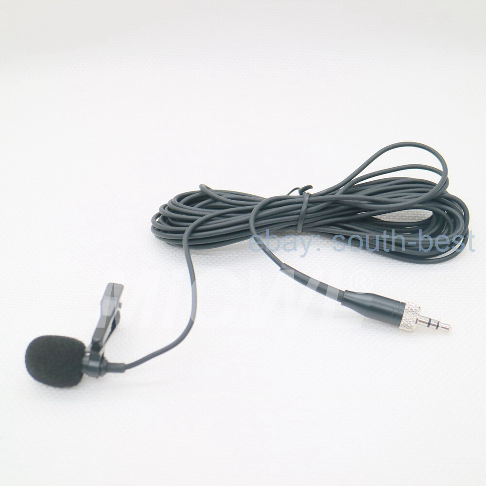 10m wire Lavalier Lapel Instrument Microphone for Sennheiser G2 G3 G4 for music