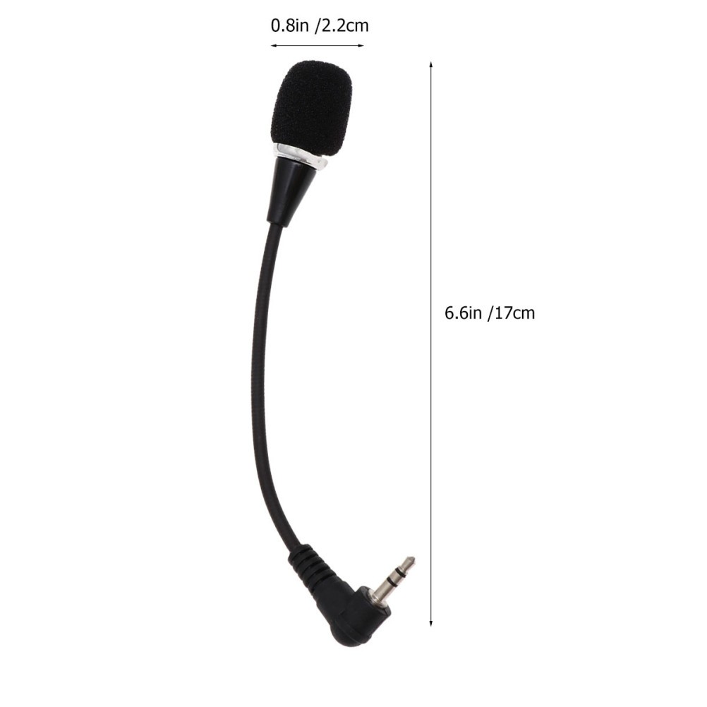 Lapel Microphone Plug Laptop Headphones for Computer Desktop 3.5mm
