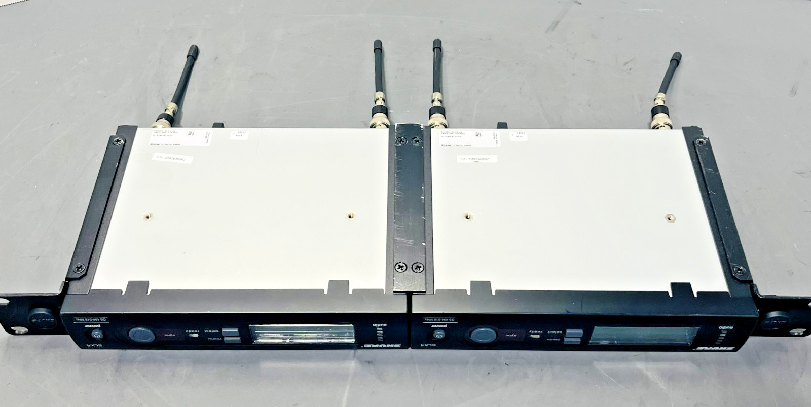 Shure SLX4 G5 494–518MHz UHF Wireless Mic Receiver (Pair) Power Tested