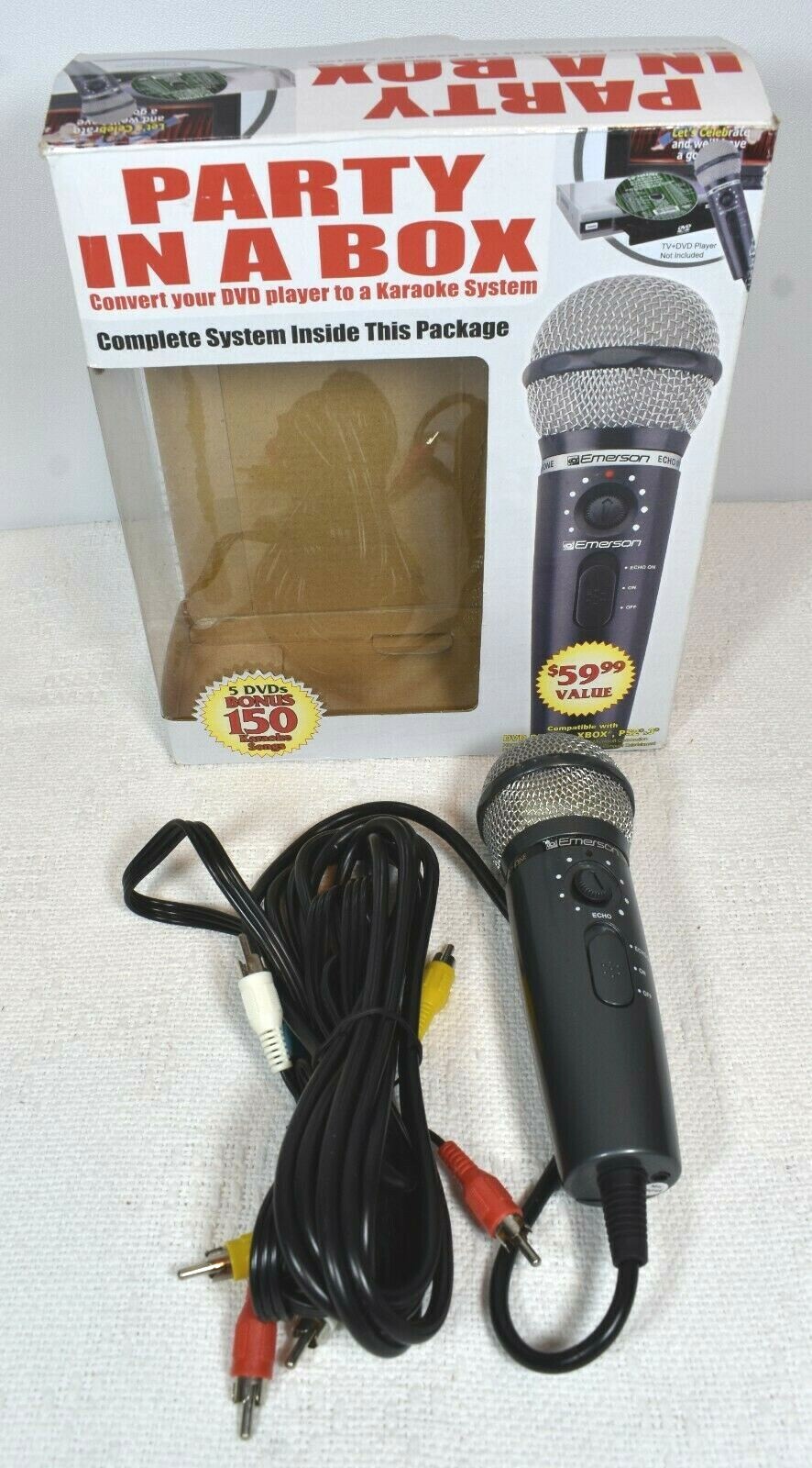 Party in a Box w/ 5 Bonus DVDs – Convert Your Equipment into a Karaoke Machine