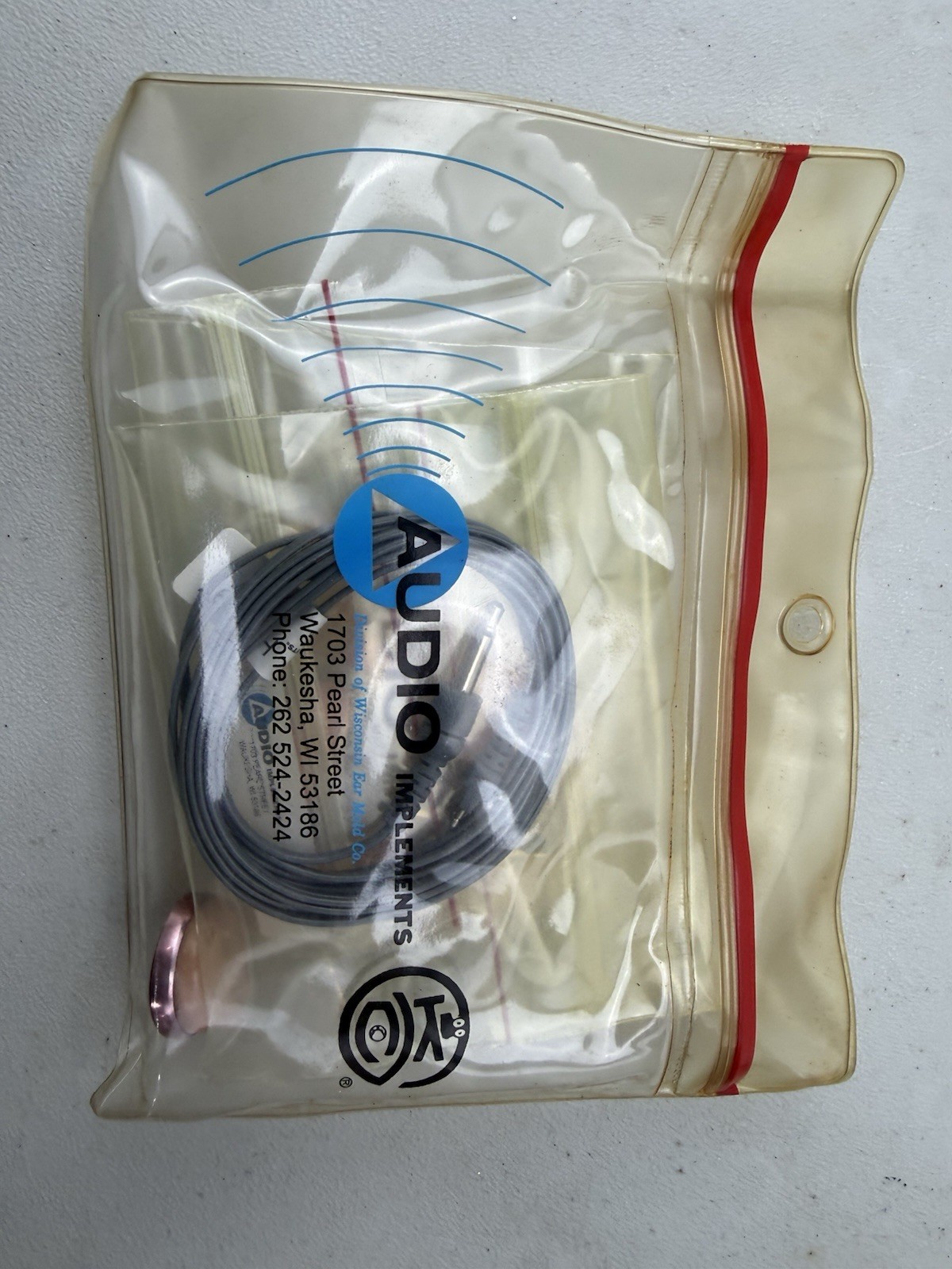 EP20L-PRO Audio Implements Police Style Acoustic Tube Earpiece Mic Headset 2-Way