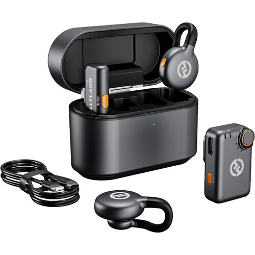 Hollyland Lark M2S Combo (Camera/USB-C/Lightning) Wireless Lavalier Microphone