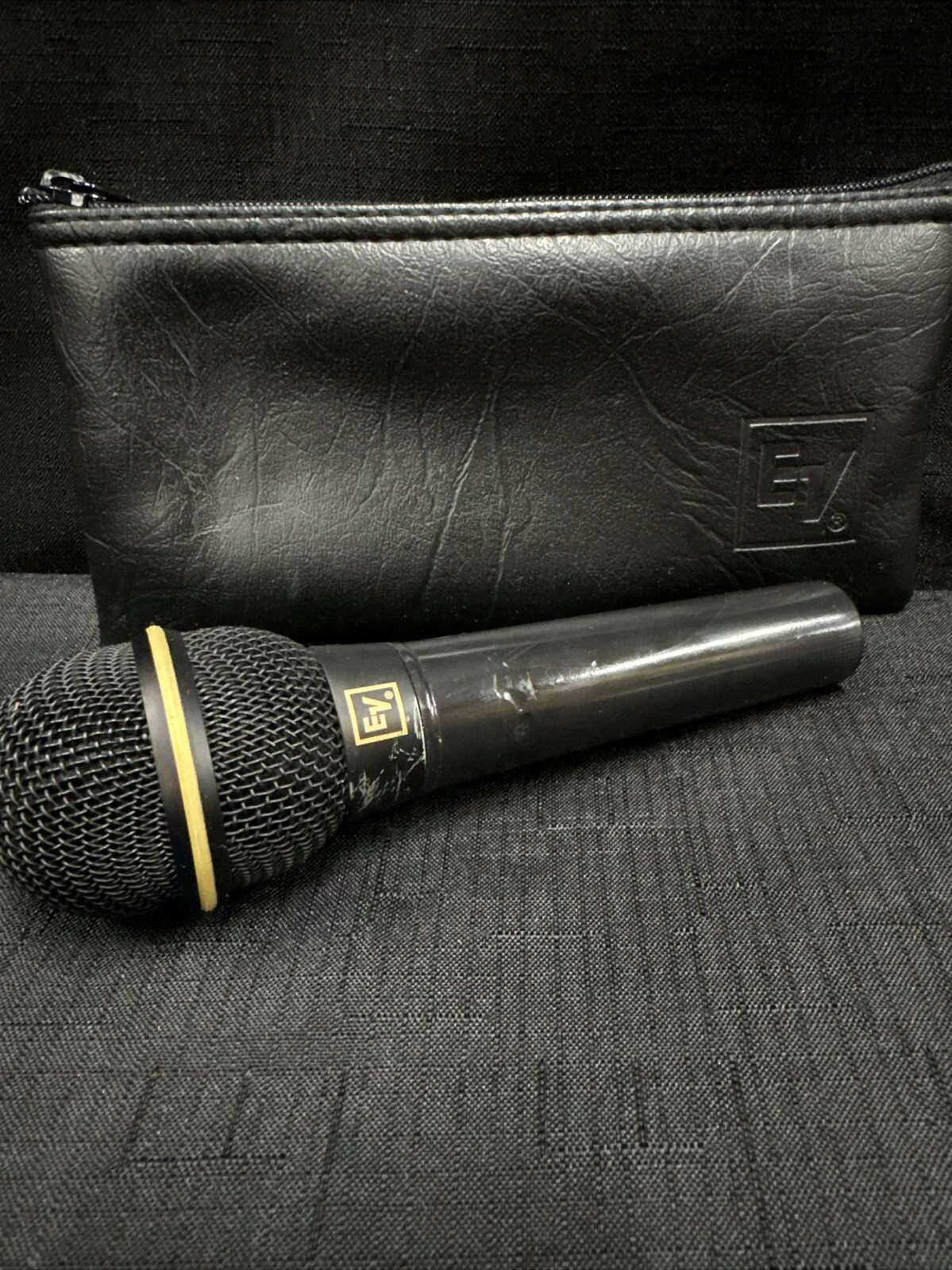 2 Cad Equitek E-200 Condensor Mics Case EV N/D767a Radio Shack 33-3009 GE 3-5067