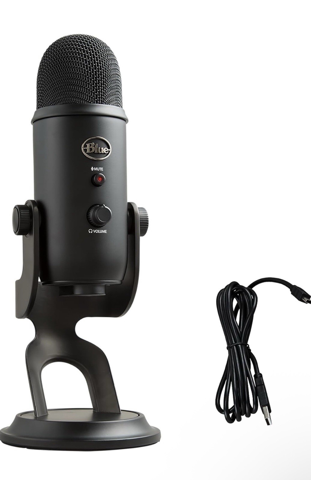 Logitech for Creators Blue Yeti USB Mic for Recording and Streaming on PC & Mac