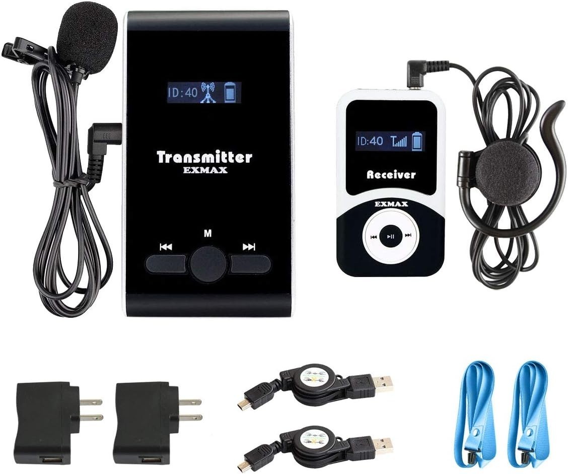 EXMAX Wireless Tour Guide System ATG-100T 195MHz for Meetings of Schools(1T1R)