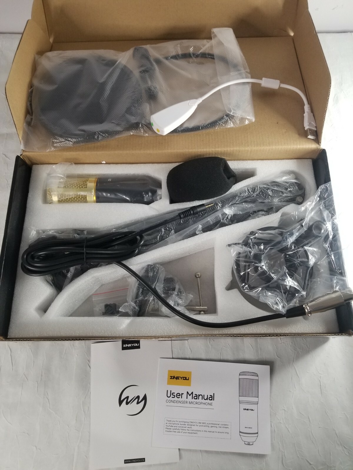 ZINGYOU Condenser Microphone Bundle