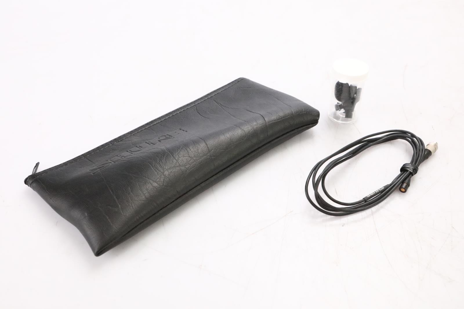 Shure WL51 Lavelier Unidirectional Microphone w/ Windscreen Clip & Pouch #47042