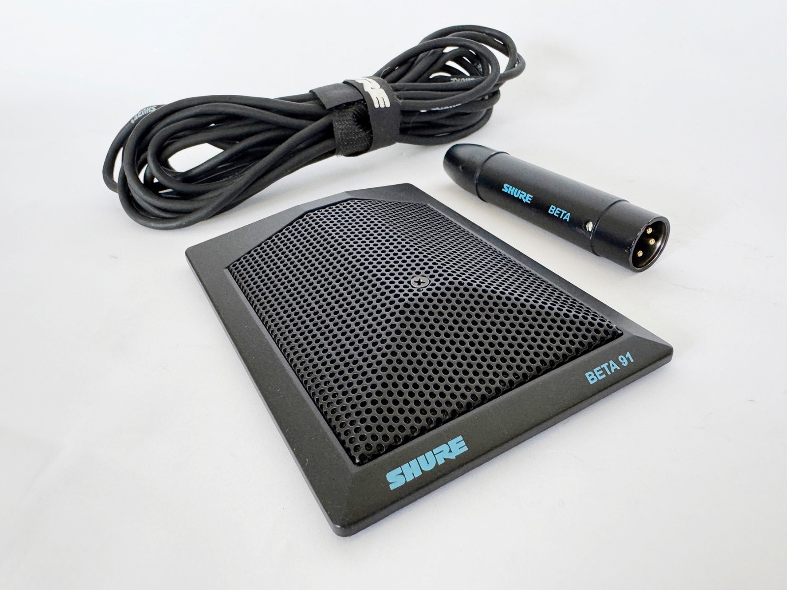 Pristine SHURE Beta 91 Kick Drum Half Cardioid Condenser Microphone w/ Cable