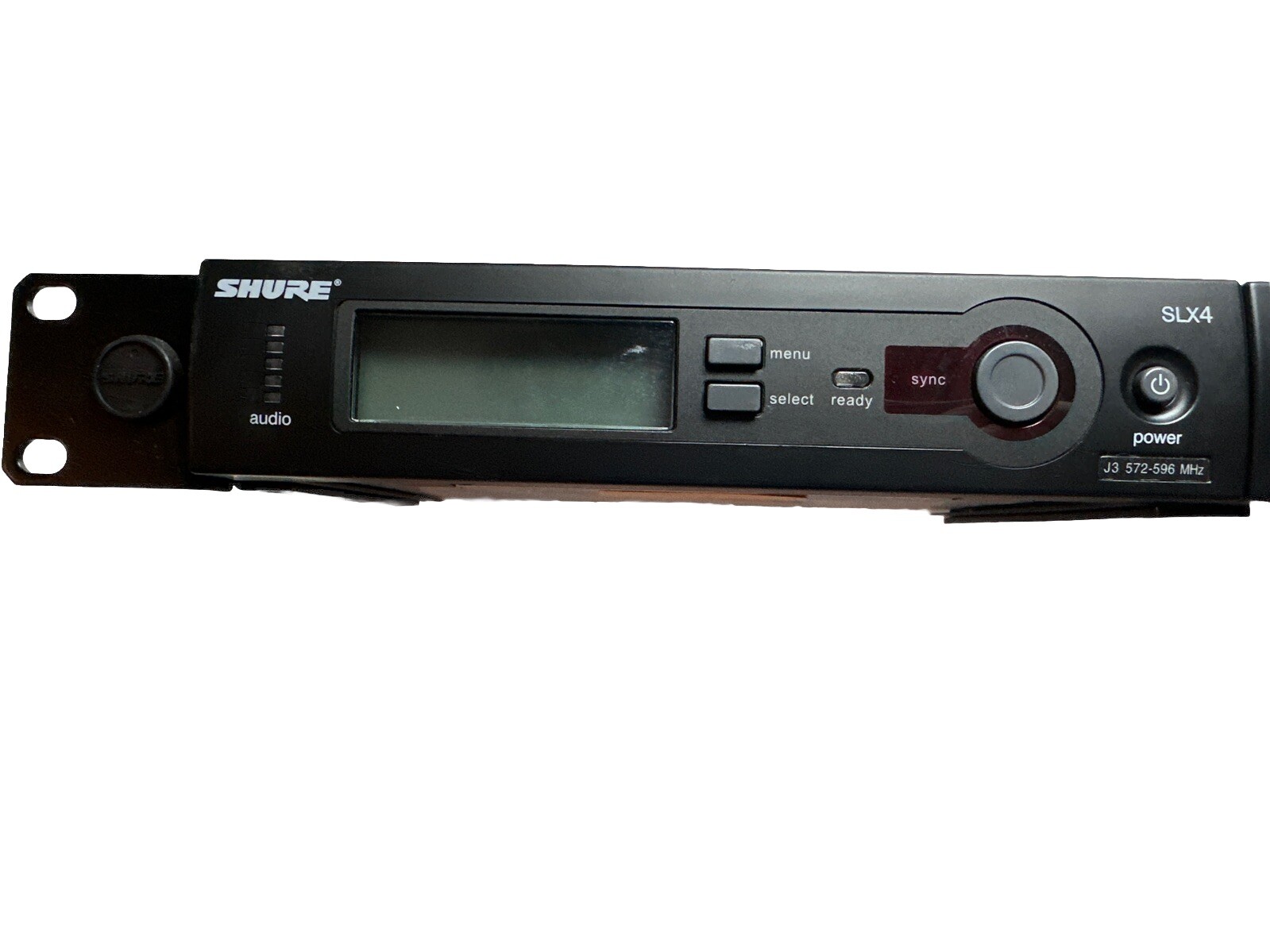 2 SHURE SLX4 WIRELESS RECIEVER 572-596 MHz Rack Mount Works Ships Free