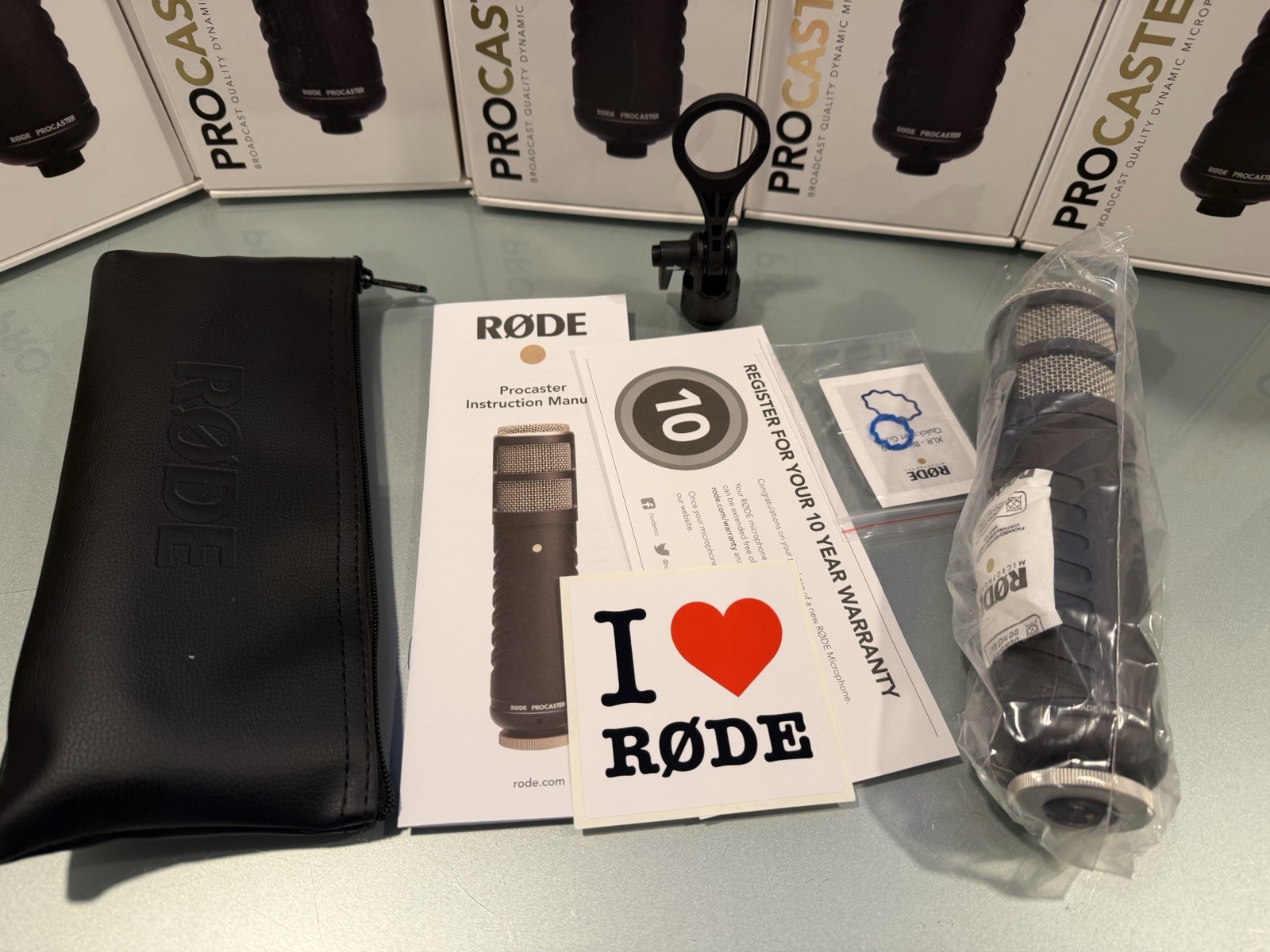 RØDE Procaster Dynamic Microphone XLR 3 Pin for Broadcasting – Black