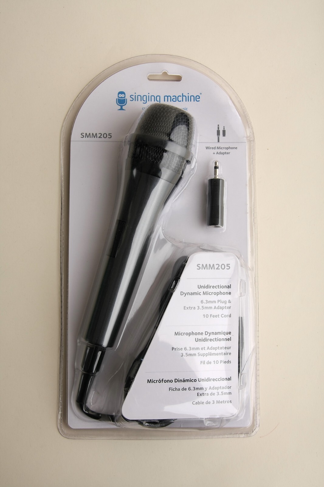 The Singing Machine SMM205 Dynamic Professional Microphone