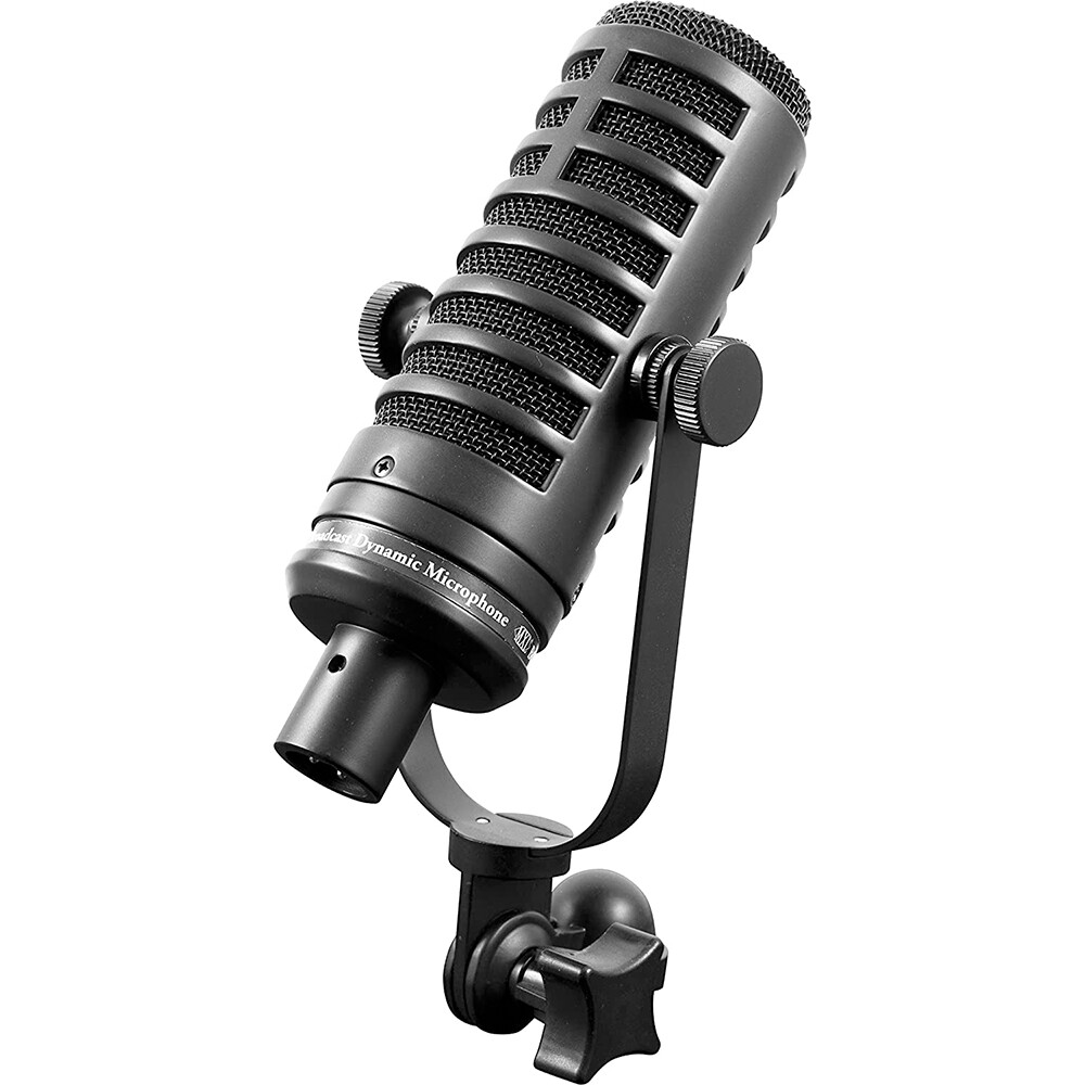 MXL BCD-1 Live Broadcast Dynamic Microphone (Black) Bundle with Mic Crane Arm