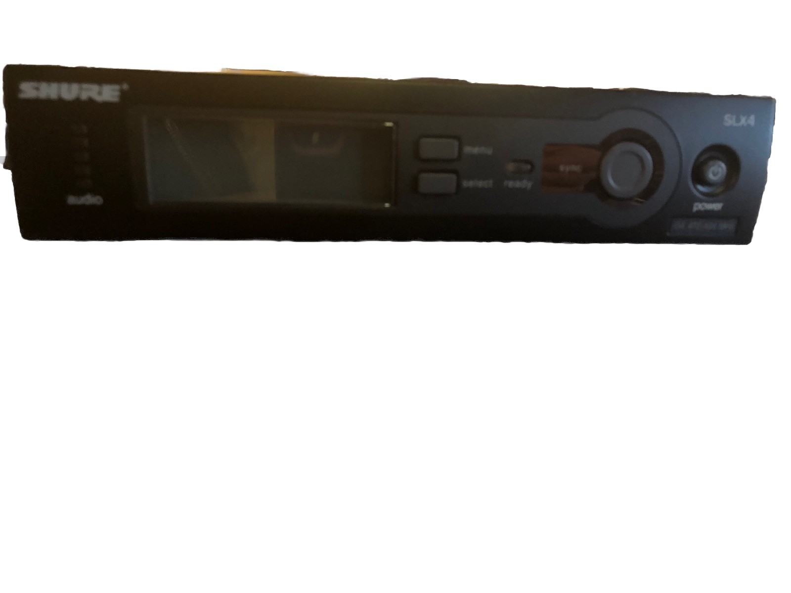 SHURE SLX4 Microphone Receiver G4 470-494 Receiver No Power Cord